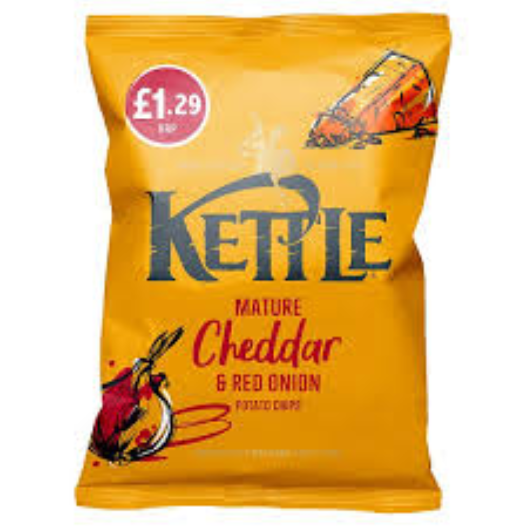 KETTLE CHIPS CHEDDAR 80G